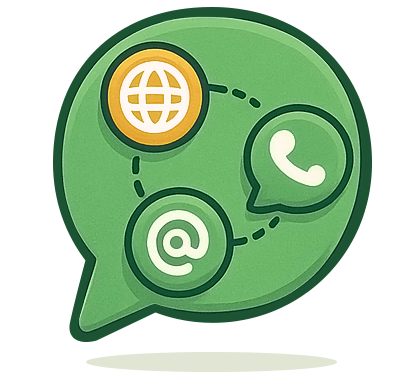 Terhubung ke Web Chat, WhatsApp & Telegram